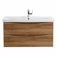 BelBagno MARINO-CER-1000-2C-SO-RR-P База под раковину 100х44 см, подвесная, Rovere Rustico (дуб Rustico) купить  в интернет-магазине Сквирел