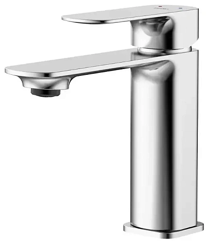 Aquame AQM6310CR Monza Смеситель для раковины, гладкий, хром Aquame AQM6310CR Monza Смеситель для раковины, гладкий, хром