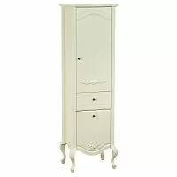 Migliore 26648 Impero Пенал 49х161х44 см Sх, 1 ящик 2 двери, Avorio купить  в интернет-магазине Сквирел