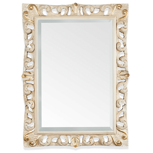 TW  TW03539avorio/oro зеркало в раме 87х116см, цвет рамы слоновая кость/золото, купить  в интернет-магазине Сквирел