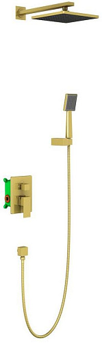 Душевая система Timo Selene SX-2069/17SM скрытого монтажа, золото матовое
