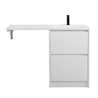 BelBagno KRAFT-LVD-580/1200-2C-PIA-BO База под раковину 58х48 см, напольная, Bianco Opaco (белый матовый)