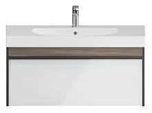Kerama Marazzi MO.100.1+1/AR Modula Тумба под раковину подвесная 100х47 см, Арабика белый/дерево