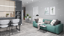 Плитка кварц-виниловая Alpine Floor Паркет LVT (Parquet LVT) ECO 16-18 Дуб Лейтена