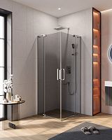 Cezares SLIDER-A-2-80/90-GRIGIO-Cr Душевой уголок