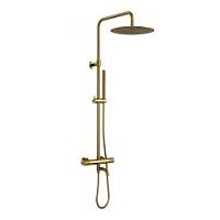 WasserKraft A188.256.207.PG Thermo Sauer Душевой комплект с термостатическим смесителем, глянцевое золото