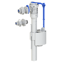 KKPol 350/ZN3/092-00-T1 Заливной механизм ZN3 Universal, боковой подвод воды 3/8 и 1/2, штуцер пластик