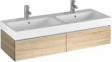 Geberit iCon 841222000 Шкафчик под раковину двойную 1190x240х477 мм светлый дуб купить  в интернет-магазине Сквирел