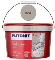 Plitonit COLORIT Premium серая, 2 кг Цементная затирка
