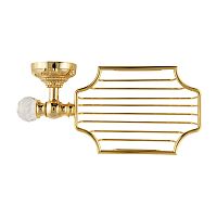 Migliore ML.CRS-60.225.DO CRISTALIA Решётка-корзинка настенная, золото,SWAROVSKI