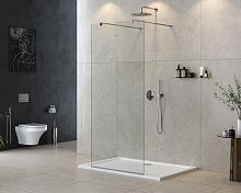 Cezares LIBERTA-L-2-80-C-Cr Душевая перегородка с возможностью двустороннего входа 800x1950 мм