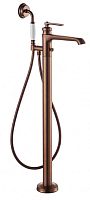 Swedbe 2514 Terracotta Art Смеситель для ванны, напольный, с душевой лейкой, терракот