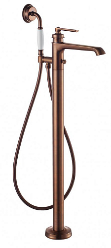 Swedbe 2514 Terracotta Art Смеситель для ванны, напольный, с душевой лейкой, терракот