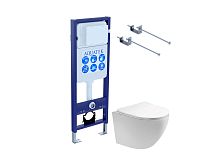 Aquatek ЕВРОПА SET AQUATEK ЕВРОПА T-17-KKI1 Инсталляция с подвесным унитазом
