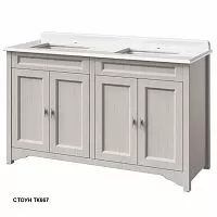 Caprigo 33917 PRESTON 140 тумба двойная купить  в интернет-магазине Сквирел