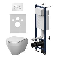 AM.PM SPIRIT V2.0 IS110101.701900 Комплект: Унитаз, Инсталляция, Кнопка смыва