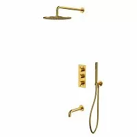 Whitecross Y brushed gold YSET11GLB Смеситель скрытого монтажа