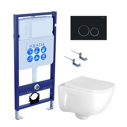 Aquatek Дива SET AQUATEK ДИВА-020 4в1 Инсталляция с подвесным унитазом