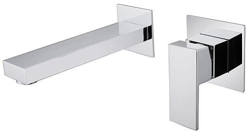 Смеситель ABBER Daheim AF8212 для раковины скрытого монтажа, хром