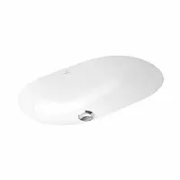 Villeroy & Boch 41625001 O.Novo Раковина под столешницу 53х32 см, с переливом, альпийский белый (White Alpin)