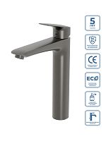 BelBagno DUE DUE-LMC-GM-W0 Смеситель для накладной раковины