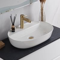 BelBagno BB1346 Раковина накладная керамическая 61х42 см, белая