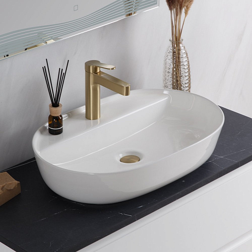 BelBagno BB1346 Раковина накладная керамическая 61х42 см, белая BelBagno BB1346 Раковина накладная керамическая 61х42 см, белая