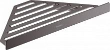 Hansgrohe 41741340 AddStoris Полка угловая шлифованный, черный хром
