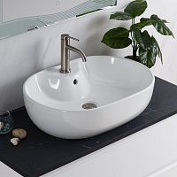 BelBagno BB1151 Раковина накладная керамическая 60х43 см, белая