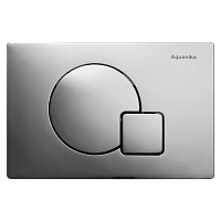 Aquanika 01.02.10 Basic Клавиша двойного смыва, хром