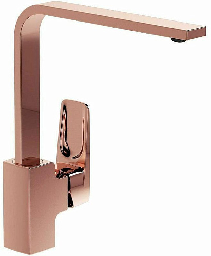 Vitra A4275326EXP Root Square Смеситель для кухонной мойки, медный