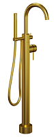 Paini 78PJ136LM Cox Смеситель для ванны, поворотный излив, брашированное золото PVD (PJ)