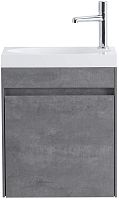 BelBagno PIETRA MINI-460-1A-SO-SCM-R База под раковину 45х26 см, подвесная, Stucco Cemento (цемент)
