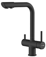 WasserKraft A8367 Смеситель для кухни, под фильтр, черный Soft-touch