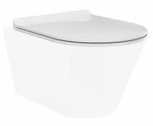 Kerama Marazzi PLMR.seat.02/WHT Plaza Modern Сиденье для подвесного унитаза, белый глянец