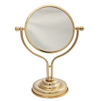 Migliore 17321 Mirella Зеркало оптическое настольное D18 см (2X), золото купить  в интернет-магазине Сквирел