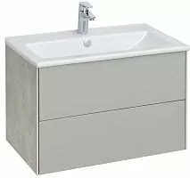 Акватон 1A258101AJ9A0 тумба под раковину Сохо 75, слэйт/галька серая