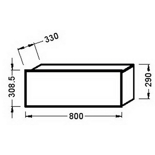 Jacob Delafon Formilia EB1007-G1C Тумба подвесная купить недорого в интернет-магазине Сквирел