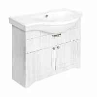 Sanita Luxe CLS8SLCW900112F1 Classic 90-20 Тумба под раковину 80х35 см, белый матовый купить  в интернет-магазине Сквирел