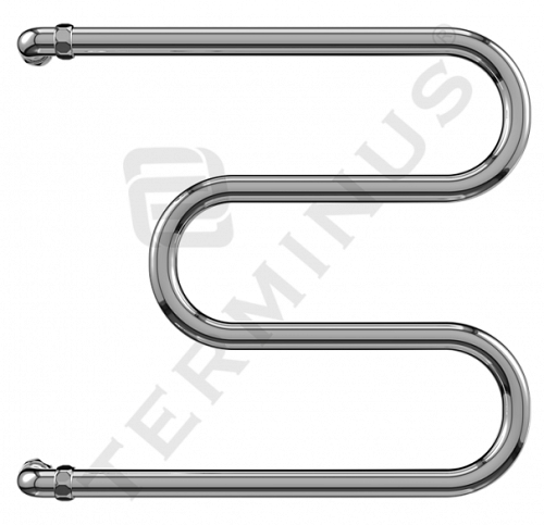 Terminus М-образный (1") Полотенцесушитель водяной 500х500 (4620768881145) Полотенцесушитель водяной