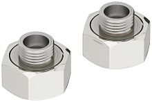 Сунержа 02100-1012 Стилье Комплект фитингов прямой G 1" НГ х G 1/2" НР / 2 шт., без покрытия
