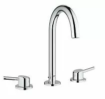 Grohe 20216001 Concetto New Смеситель для раковины, на 3 отверстия, хром