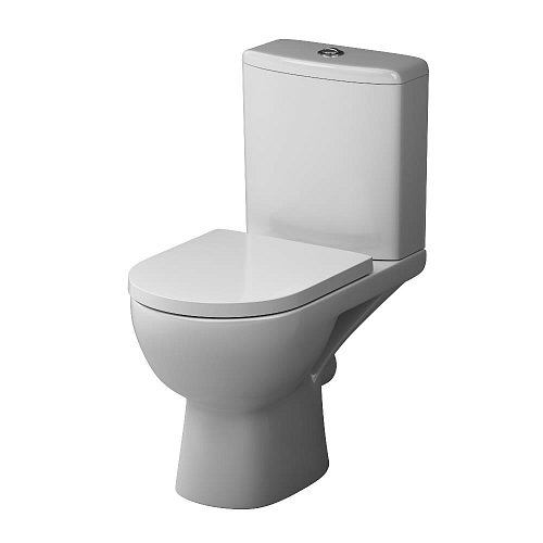 AM.PM C85C8600SC Sunny, Унитаз-компакт 37х62 см, FlashClean с сиденьем микролифт, белый