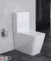 Сет № 1779 CUB12SC1_CUBE унитаз-компакт с крышкой Soft-close БЕЗОБОДКОВЫЙ