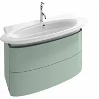 Jacob Delafon EB1104-M47 тумба PRESQU`ILE для умывальника Е4436, 2 выдвижных ящика /83х45х45,2/ (нежно оливковый) купить  в интернет-магазине Сквирел