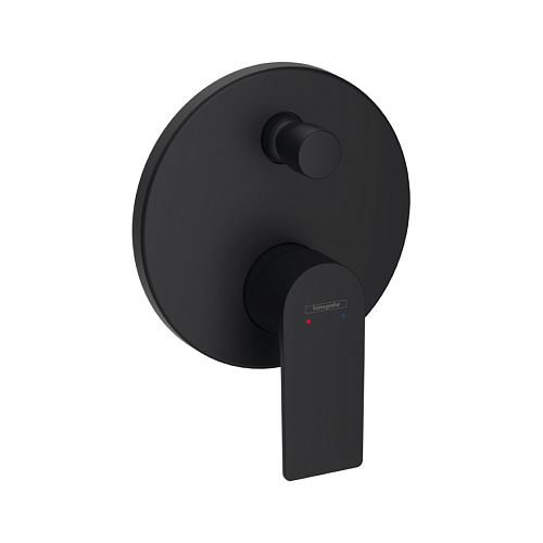 Hansgrohe 72469670 Rebris E Встраиваемый смеситель для ванны с защитной комбинацией, черный матовый