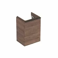 Geberit 500.351.JR.1 Smyle Square Тумба под раковину подвесная, левая, 44х62 см, пекан купить  в интернет-магазине Сквирел