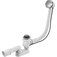 Alcaplast A55K-RU-01 Слив-перелив для ванны, хром