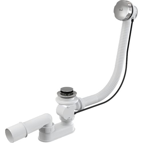 Alcaplast A55K-RU-01 Слив-перелив для ванны, хром Alcaplast A55K-RU-01 Слив-перелив для ванны, хром