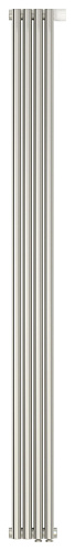 Сунержа 7024-0312-1804 Эстет-11 Радиатор отопительный н/ж EU50 1800х180 мм/ 4 секции, графитовый серый (RAL 7024)